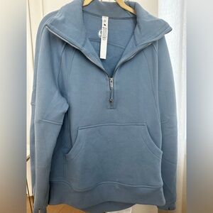 LULULEMON scuba oversized half zip funnel neck